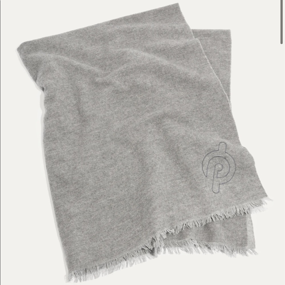 Peloton wool throw blanket with gift box
